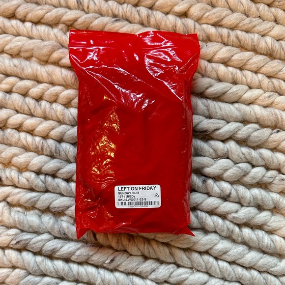 NWT Left On Friday Sunday Suit, 1971 (Red) Size Small, Regular Length SOLD OUT - Picture 4 of 9